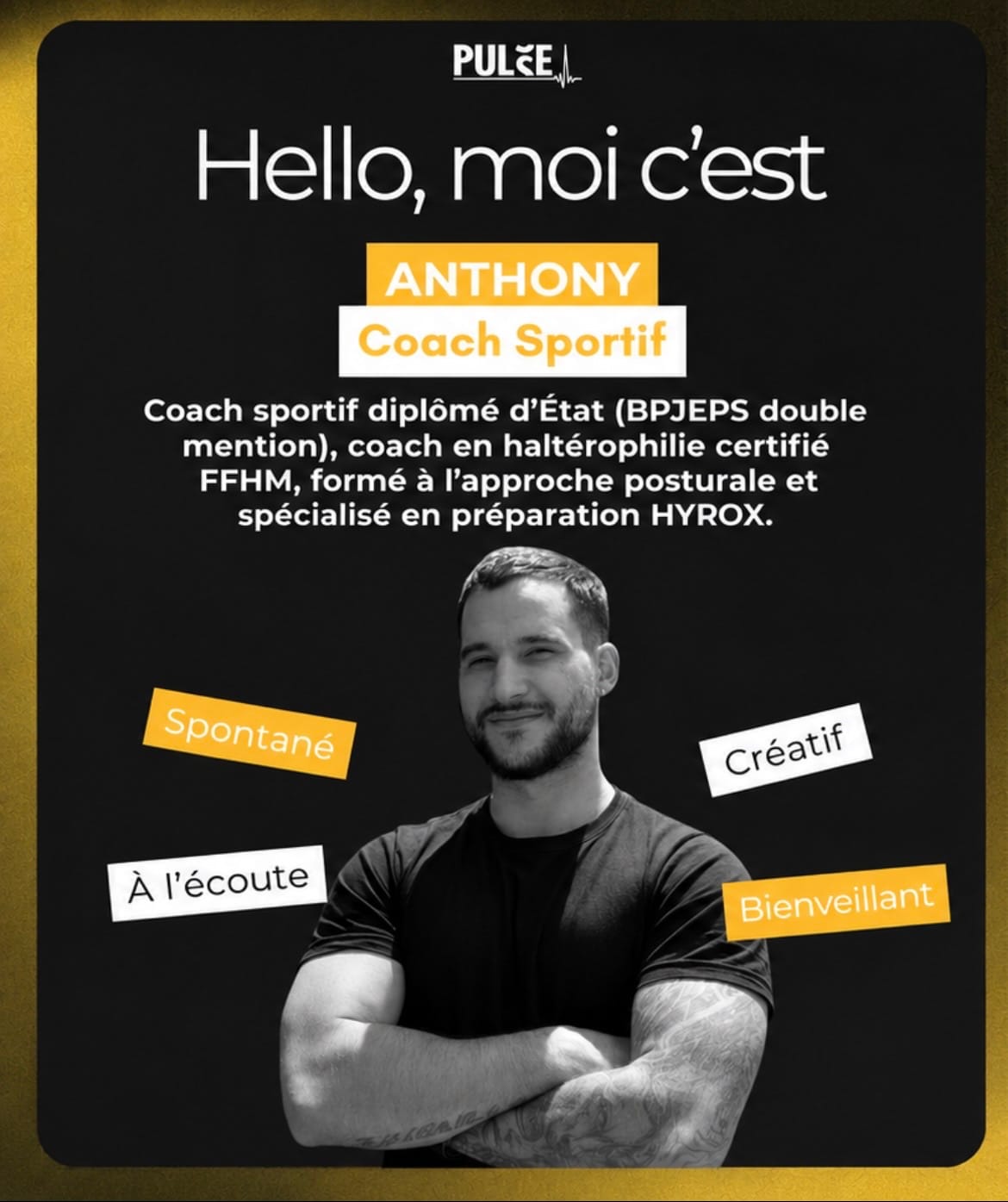 Coach Antho - Coach sportif PULSE Villefranche